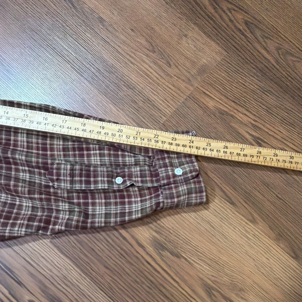 Polo Ralph Lauren Blake Button Down Shirt XL Plaid Red/green 100% Cotton Pony